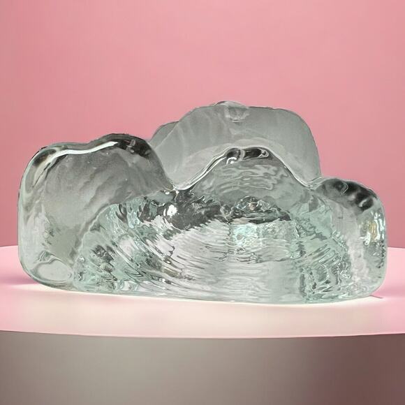 Viking Glass Maltese Dog Paperweight Satin Crystal Figurine Holiday B-day Gift - Picture 7 of 12